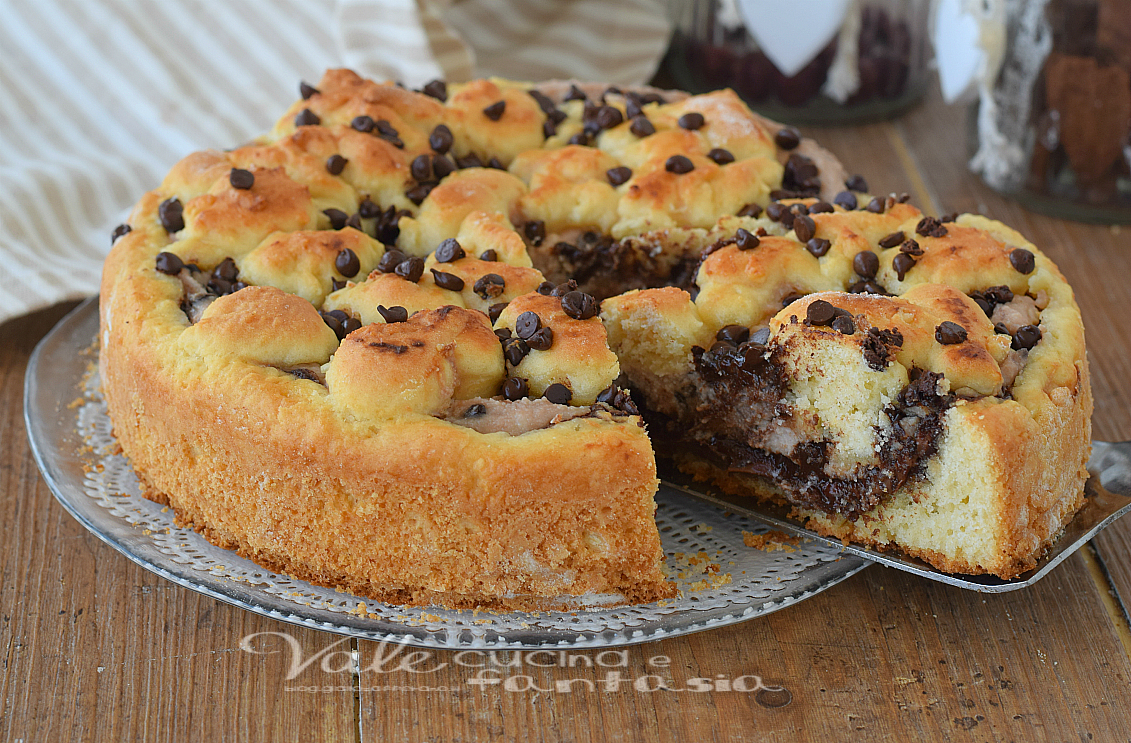 TORTA RICOTTA E NUTELLA ricetta dolce facile e veloce