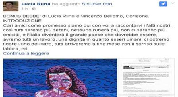 Lucia Riina, sfogo su Fb: "Figlia di un boss, non ho diritto a niente"