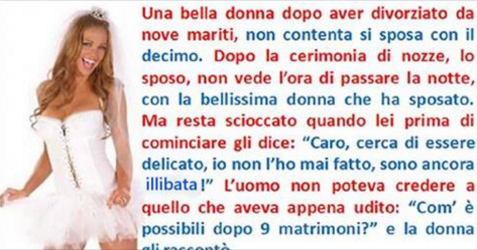 Dopo 9 matrimoni falliti, una donna ci riprova per la decima volta: finisce così