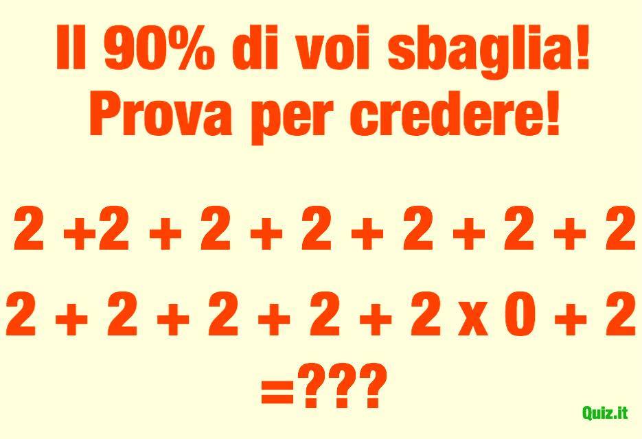 [QUIZ] SOLO 2 SU 7 RIESCONO A TROVARE LA SOLUZIONE, PROVA PER CREDERE - QUIZ ITALIA