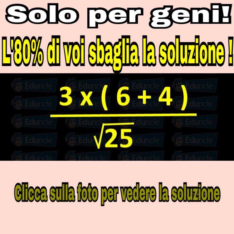 Solo per geni, l'80% di voi sbaglia la situazione - QUIZ ITALIA