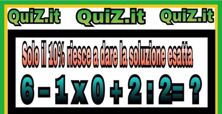 Il Quiz Che Ha Messo In Difficoltà Facebook - QUIZ ITALIA