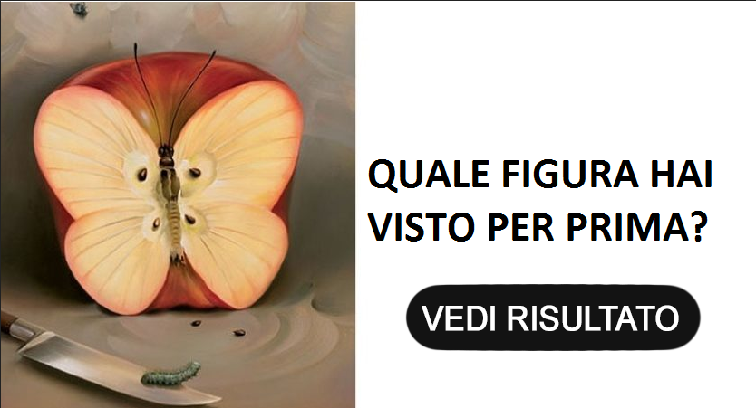 La figura che vedi per prima, rivela la paura nascosta nel tuo inconscio.