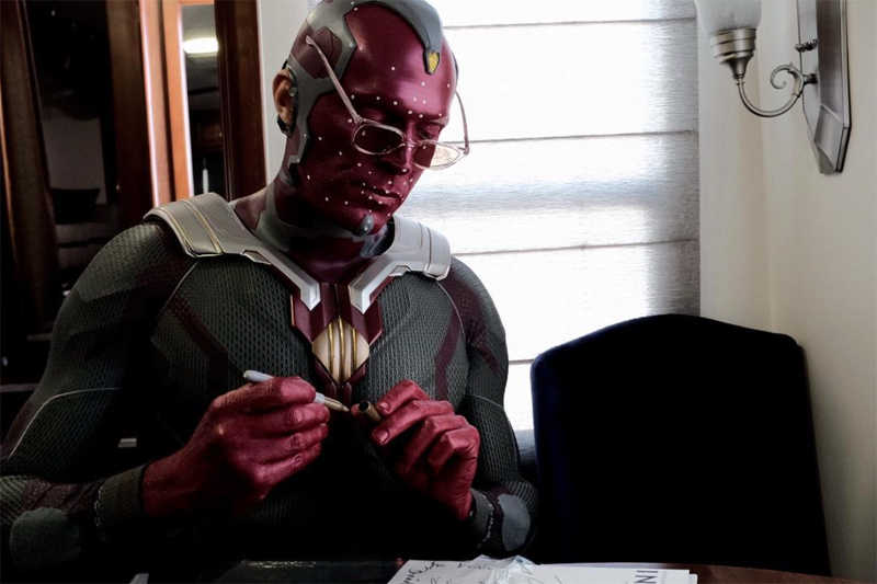 Avengers 4: Visione in una foto dal set! - Il Blog Di Marco Zuccardi