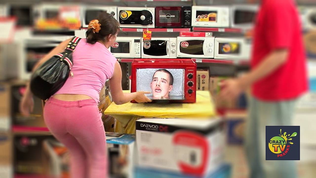 Horror In A Microwave - Crazy TV Pranks - YouTube - LinkShared
