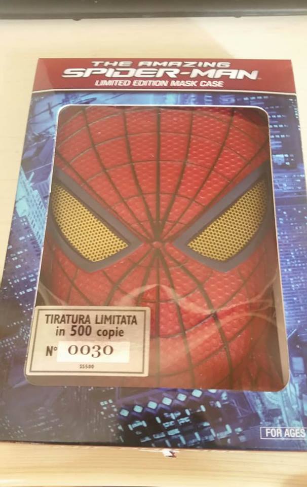 Limited Edition The Amazing Spider-Man Mask Case Blu Ray 3D - Il Blog Di Marco Zuccardi