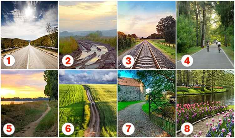 Quale di queste strade percorreresti? Scopri cosa rivela su di te