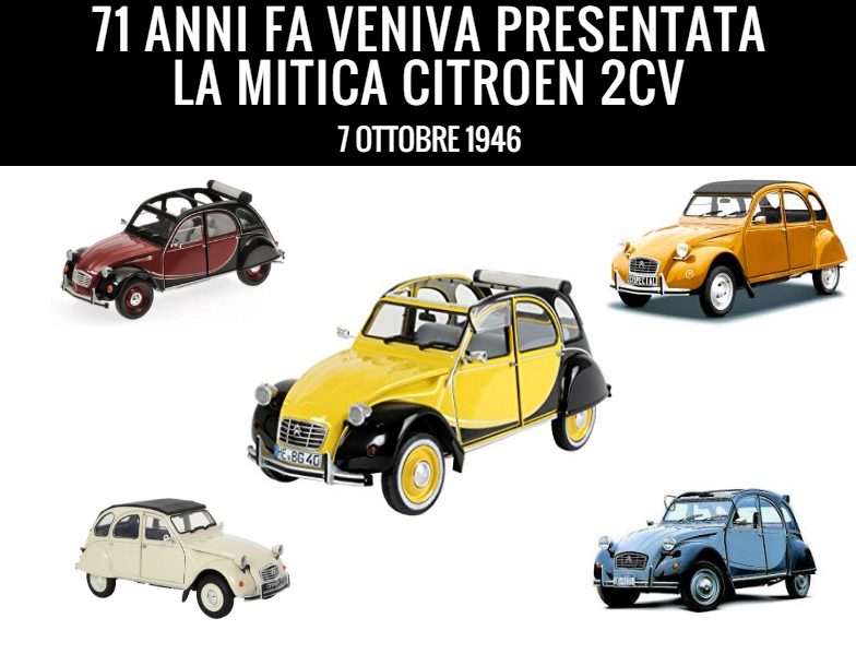 71 anni fa veniva presentata la mitica Citroen 2CV - Il Blog Di Marco Zuccardi