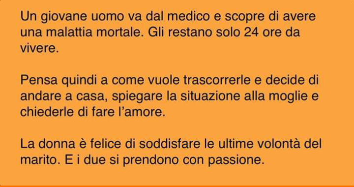 La moglie e l'ultimo desiderio del marito (Barzelletta) 