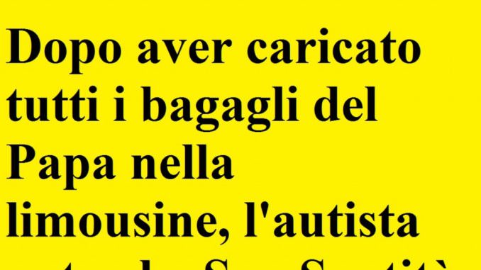 Mi scusi Vostra Eminenza......(BARZELLETTA)