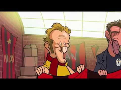 Diego Abadantuono e i tifosi Vip. Antemprima Mediaset Cartoon Network | Wuoow