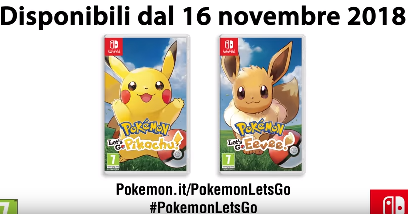 Trailer di Pokémon: Let's Go, Pikachu! e Pokémon: Let's Go, Eevee! ~ Il Blog Di Marco Zuccardi