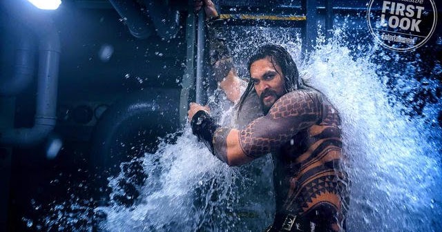 Aquaman: le prime foto di scena con Jason Momoa e le sue squame tatuate