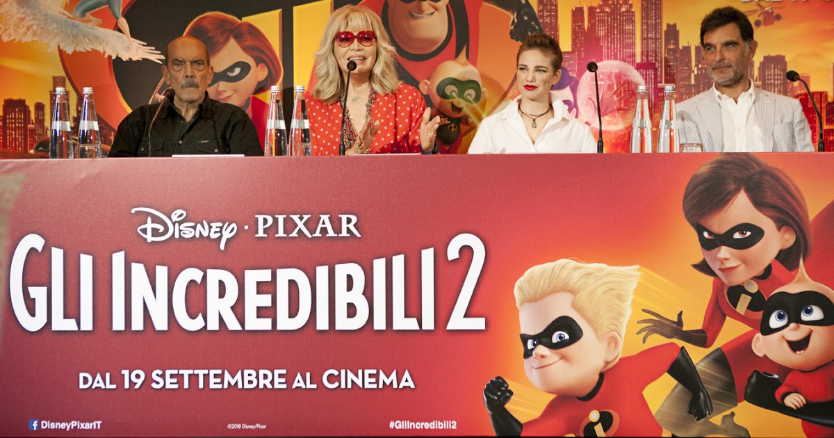 Tuttocartoni: GLI INCREDIBILI 2 - PRESENTATE A ROMA LE VOCI ITALIANE DELLA NUOVA AVVENTURA DISNEY-PIXAR