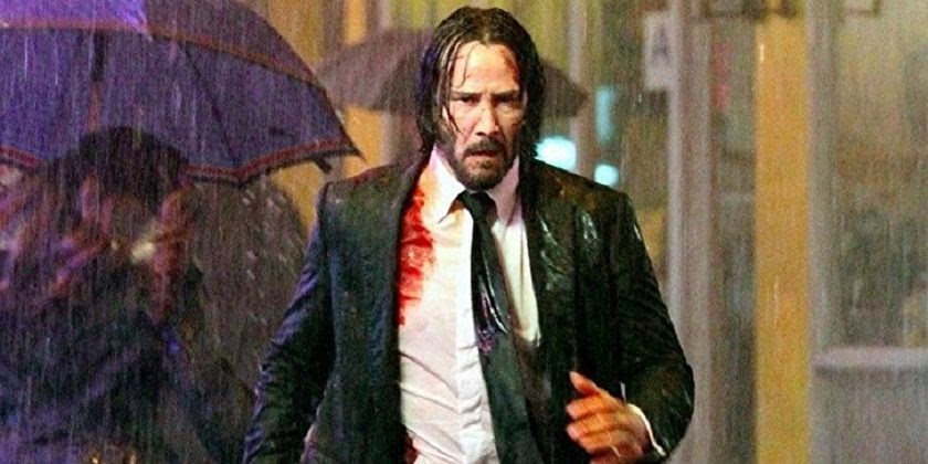 JOHN WICK 3: PARABELLUM – JOHN E IL CANE SOTTO LA PIOGGIA NEI VIDEO DAL SET