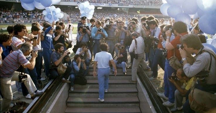 34 ANNI FA LA PRIMA VOLTA DI DIEGO MARADONA AL SAN PAOLO