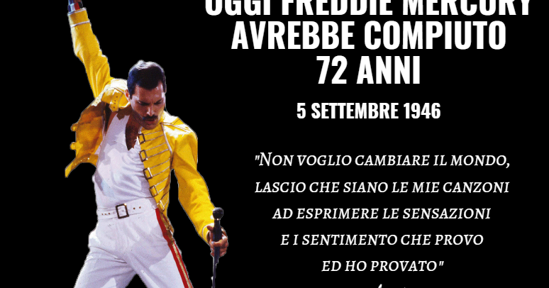 Oggi Freddie Mercury avrebbe compiuto 72 anni - marcozuccardi.it