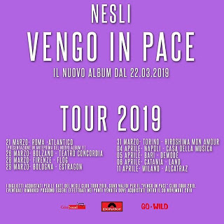 NESLI torna il 22.3.2019 con il nuovo album ‘Vengo in pace’  - marcozuccardi.it