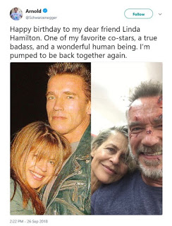 TERMINATOR 6: LINDA HAMILTON E ARNOLD SCHWARZENEGGER DI NUOVO INSIEME IN UNA FOTO - marcozuccardi.it