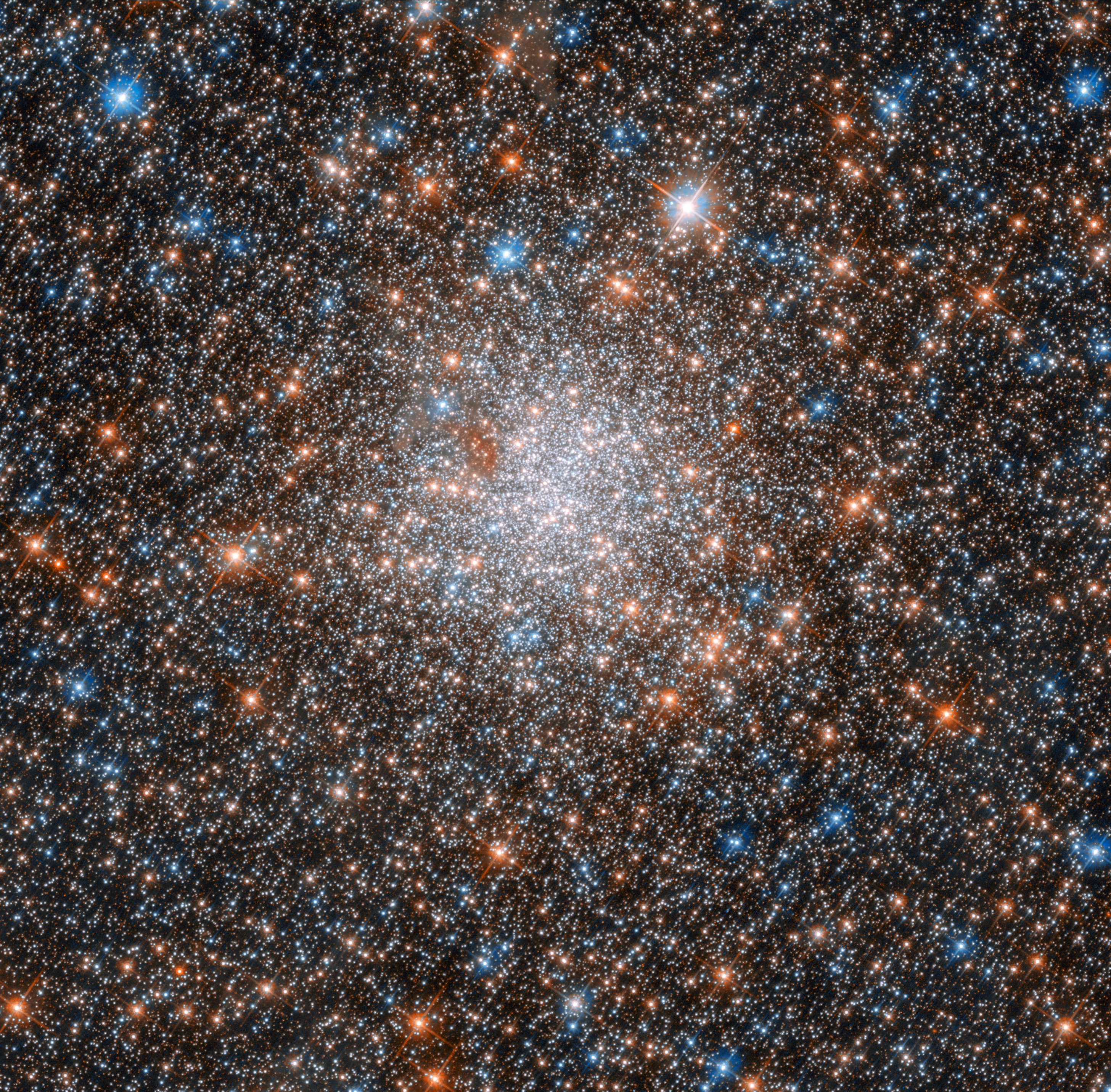 Hubble Spies Glittering Star Cluster in Nearby Galaxy | NASA