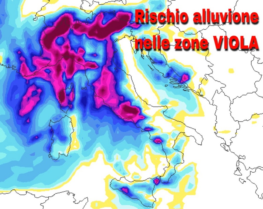 METEO: AVVISO STRAORDINARIO di EMERGENZA IMMINENTI ALLUVIONI su più di mezza ITALIA » ILMETEO.it