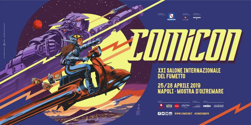 Comicon: Francesco Francavilla firma il poster dell'edizione 2019 - Quotidianpost