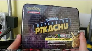 Pokèmon Detective Pikachu Collector Chest Unboxing ITA