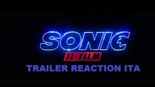 Sonic Il Film -  Trailer Reaction ITA