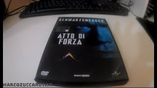 Atto Di Forza Schwarzenegger Dvd Unboxing ITA