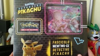 Pokèmon Detective Pikachu Fascicolo Mewtwo GX Unboxing ITA