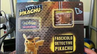 Pokèmon Detective Pikachu TCG  Fascicolo  Unboxing ITA