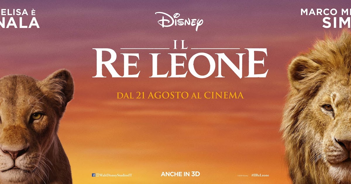 Tuttocartoni: IL RE LEONE - ELISA È NALA, MARCO MENGONI È SIMBA NEL FILM DISNEY IN ARRIVO IL 21 AGOSTO