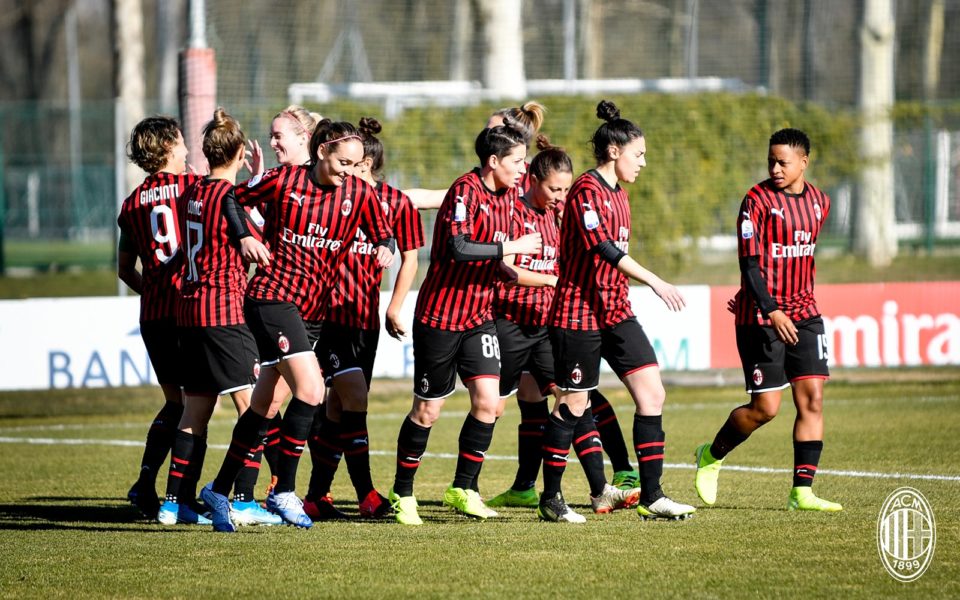 Serie A | Il Milan batte la Pink Bari e aggancia la Fiorentina al secondo posto - Donne Nel Pallone