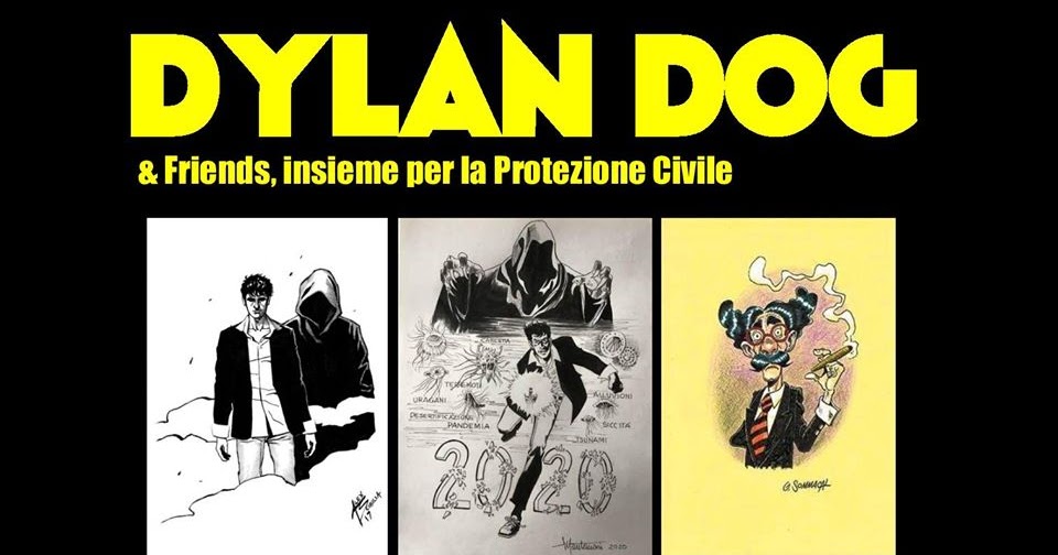 Tuttocartoni: DYLAN DOG & Friends, insieme per la Protezione Civile