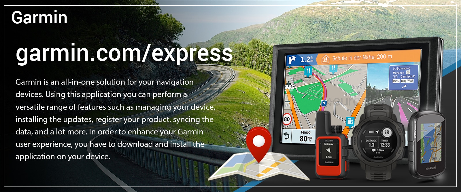 Garmin.com/express : Download and Install Garmin Express