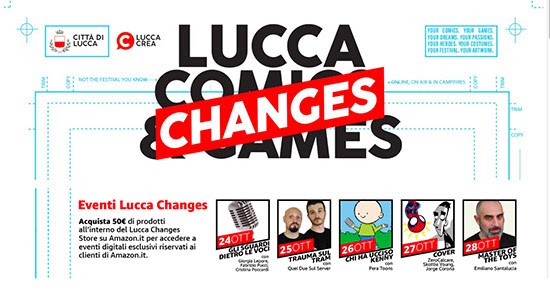 Tuttocartoni: ESCLUSIVE DEL LUCCA STORE . Tutti gli appuntamenti esclusivi per i clienti del Lucca Store di Amazon.it.