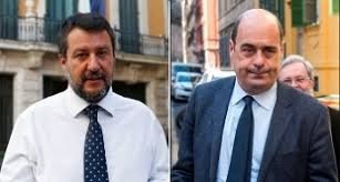 I miei pensieri, i miei pensieri.: Salvini contro Zingaretti