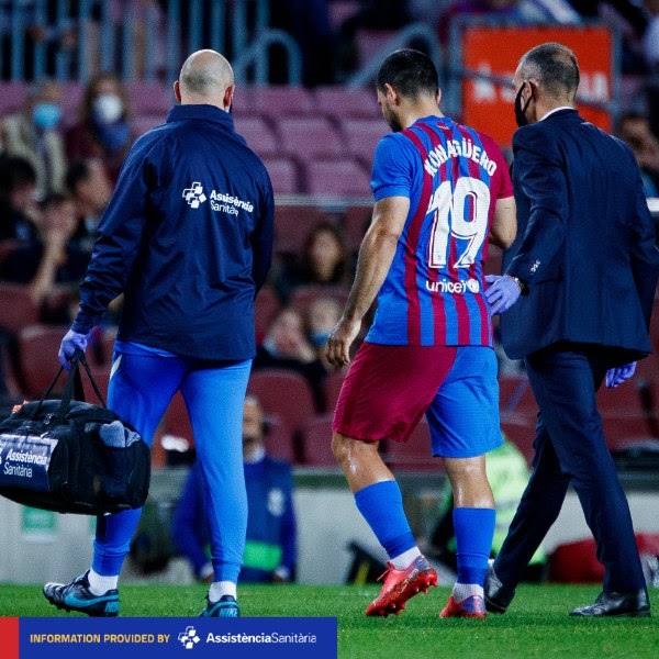 L'URLO: Agüero, malore in campo durante Barcellona-Alavés, ricoverato in ospedale