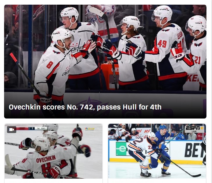 L'URLO: NHL: Matthews lancia Toronto, Ovechkin record, Chicago fa tris