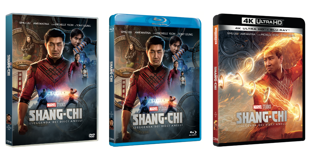 Tuttocartoni: SHANG-CHI E LA LEGGENDA DEI DIECI ANELLI DISPONIBILE DAL 16 NOVEMBRE IN BLU-RAY, DVD E 4K UHD