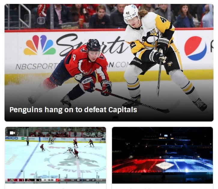 L'URLO: NHL: Crosby supera Ovechkin, ma il vero record è di Fleury