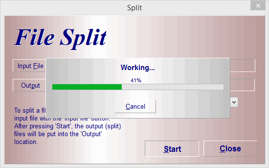 Spezza e ricostruisci un file - Informatica Nozioni