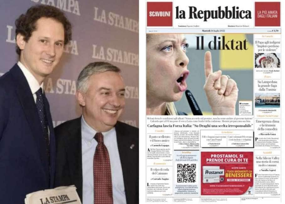 elkann è furioso con il direttore di 'repubblica': gli ha fatto una bella tirata d’orecchie per... - Media e Tv