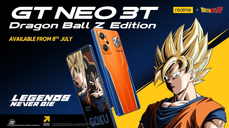 realme GT NEO 3T Dragon Ball Z Edition - Quotidianpost