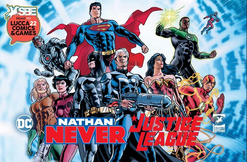 Tuttocartoni: NATHAN NEVER INCONTRA JUSTICE LEAGUE!