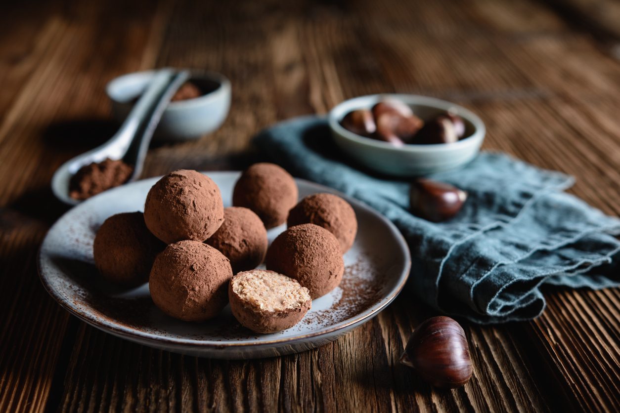 Tartufi di castagne - Blog di Mani in Cucina