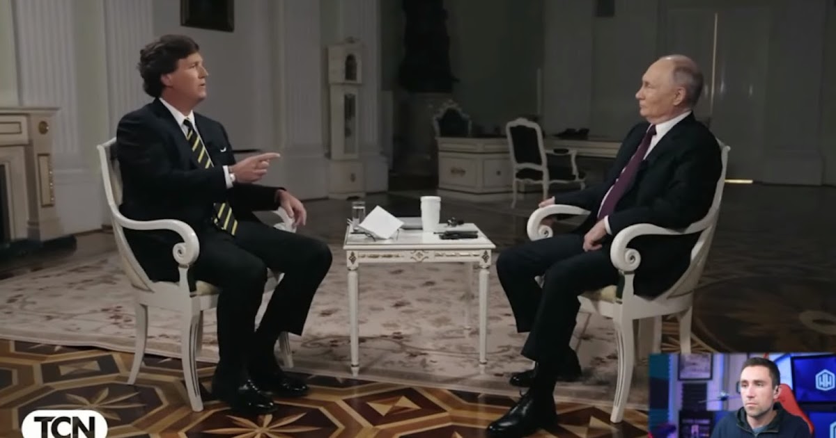 L'URLO: Tucker Carlson intervista Vladimir Putin: quello che l'Occidente ci nasconde