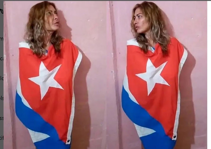 L'URLO: Ragazza cubana nella bandiera, tre anni di carcere per insulto alla Patria
