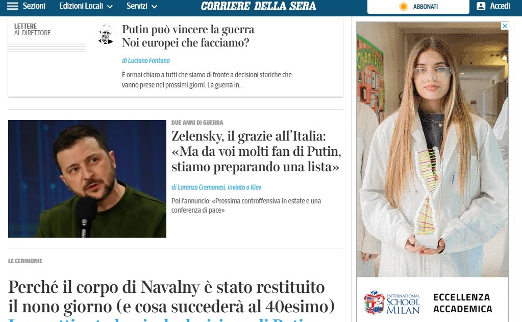 L'URLO: Il diktat di Zelensky all'Italia: