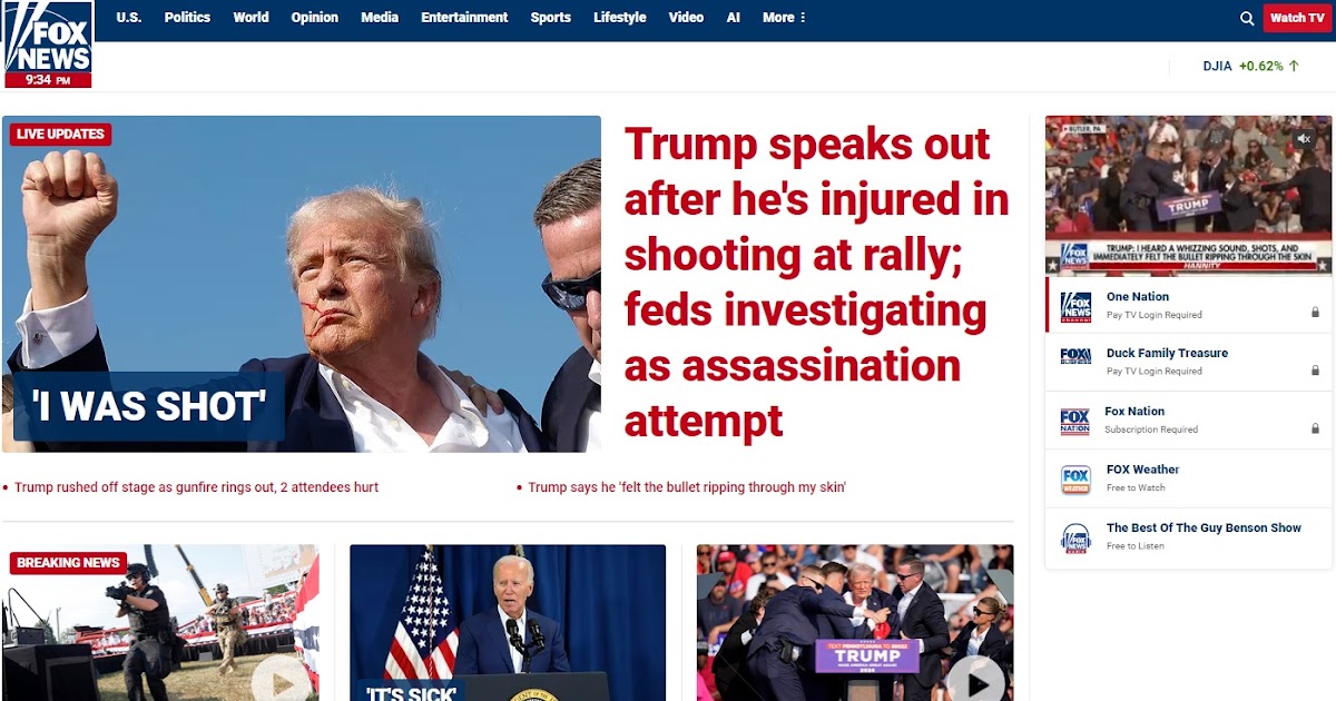 L'URLO: Trump, tentato omicidio: l'ex presidente ferito a un orecchio, più forte di prima
